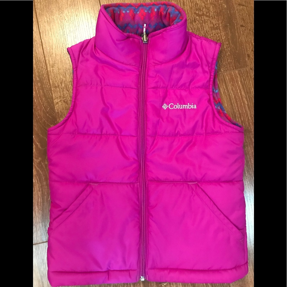 Girls Columbia size xxs reversible vest